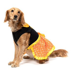 Bootique Vestido Modelo Candy Corn Edición Halloween para Perro, XXX-Grande