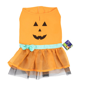 Bootique Vestido Modelo Calabaza Edición Halloween para Perro, X-Chico