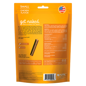 Get Naked Sticks Dentales + Soporte Articular para Perro Adulto Raza Pequeña, 175 g