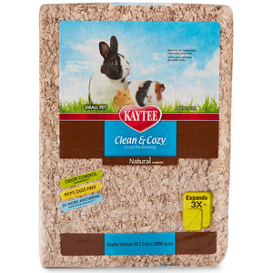 Kaytee Sustrato de Papel Clean & Cozy Natura para Pequeñas Mascotas, 49.2 L